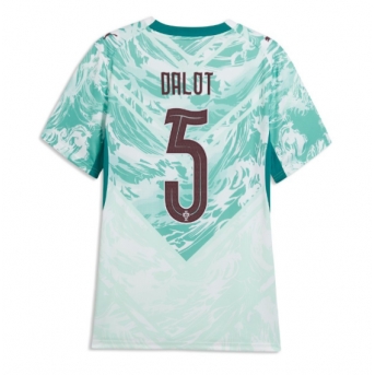 Billige Fotballdrakt Portugal Diogo Dalot #5 Replika Bortedrakt Dame VM 2026 Kortermet